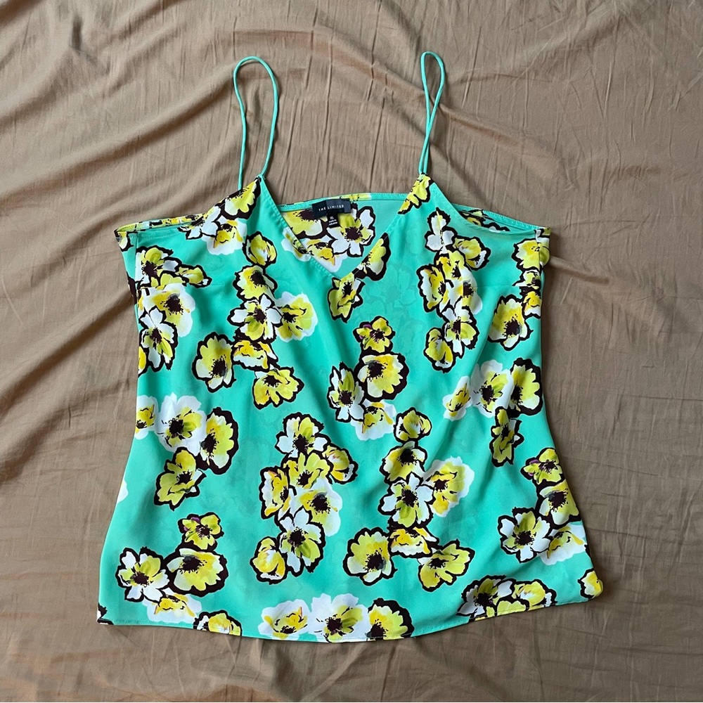Express Green, flowered tank top